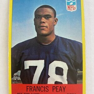 Classic Football Trading Card - Blue Jersey